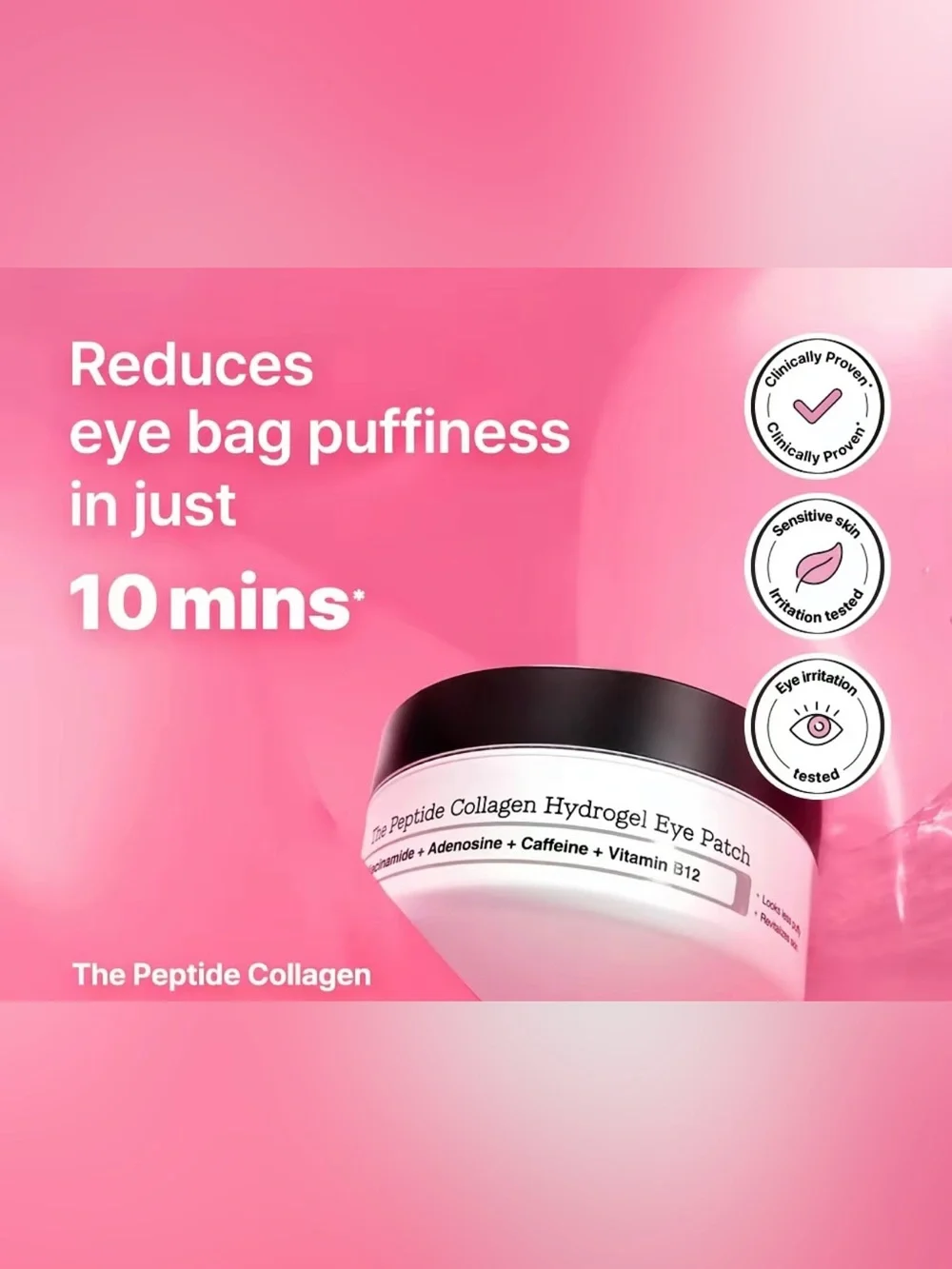 COSRX Pink Hydrogel Eye Patches - Brightening Under-Eye Treatment